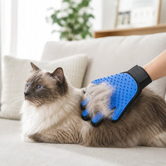 Pet Grooming Glove Cat Dog Deshedding Brush Hair Removal Massage Glove for Long Short Hair Pets