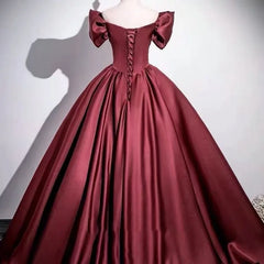 Wine Red Elegant Evening Dress  2026 New Toast Dress for Bride's Wedding High-end One Shoulder Performance Chorus Dress