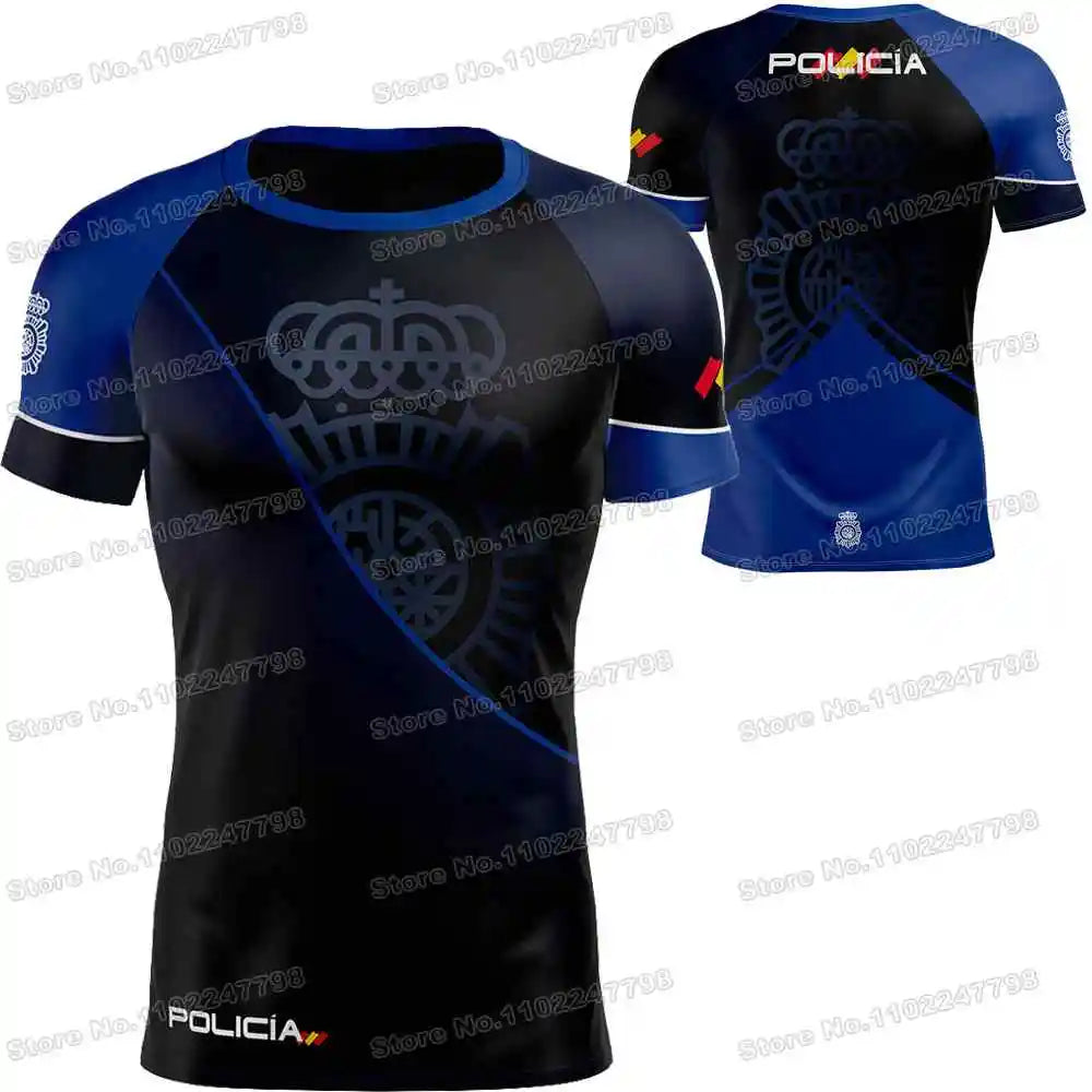 2025 Spain T Shirt Men Outdoor Shirts CNP Clothing Training Tops Downhill MTB Jersey Running Sportswear