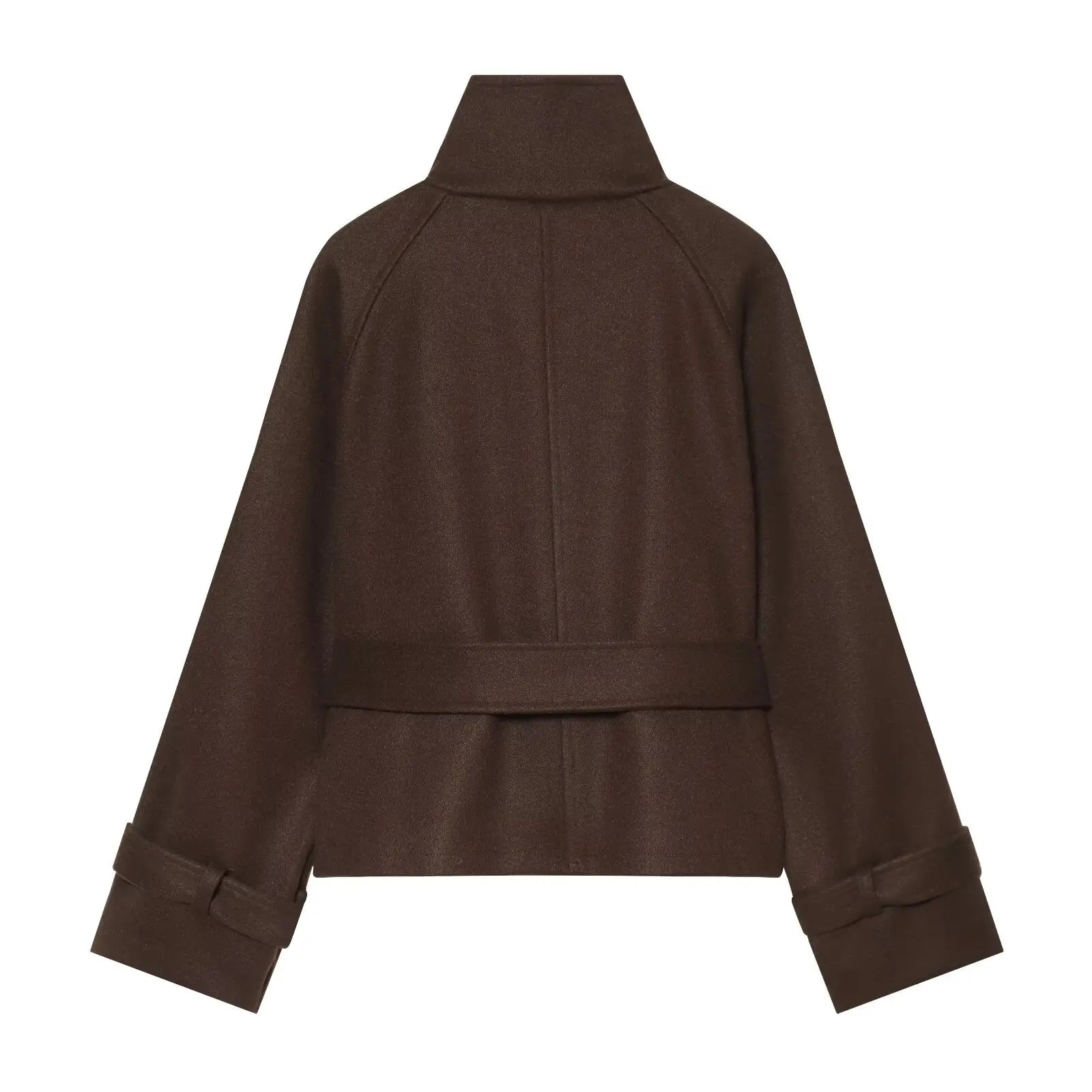 New Women's Jackets & Coats Autumn 2026 Fashion Loose Belt Elegant Turtleneck Warm Winter Jackets Women's Chic Youth Street Coat