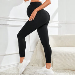 Maternity Leggings Over TheBelly Buttery Soft Pregnancy Workout Pants High Waisted Maternity Activewear for Women