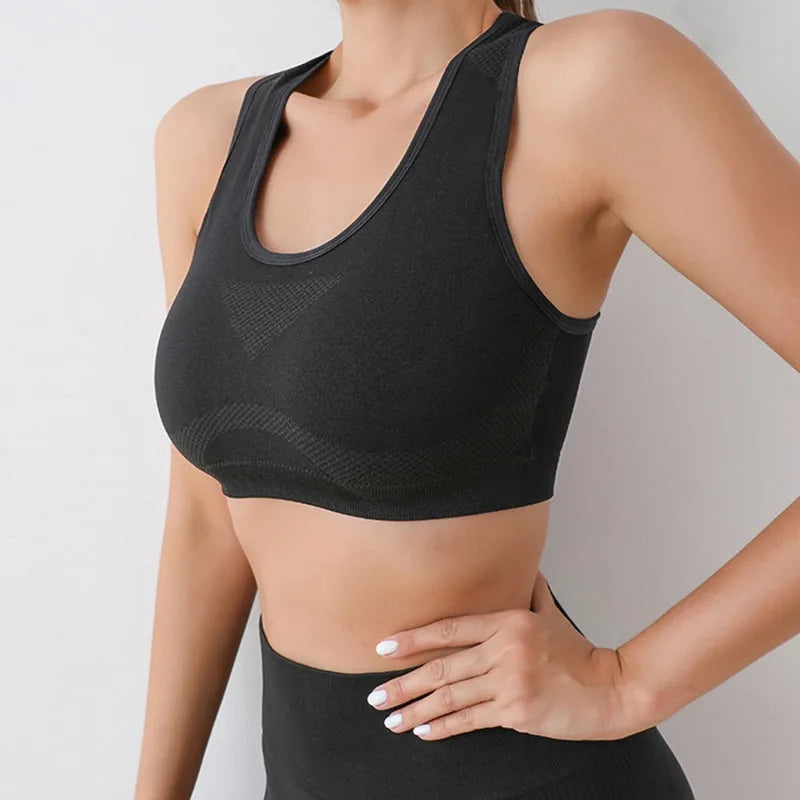 Women Seamless Yoga Set With Gym Shorts Sport Bras Brassiere Workout Tops And Fitness Leggings Clothing For Athletic Training