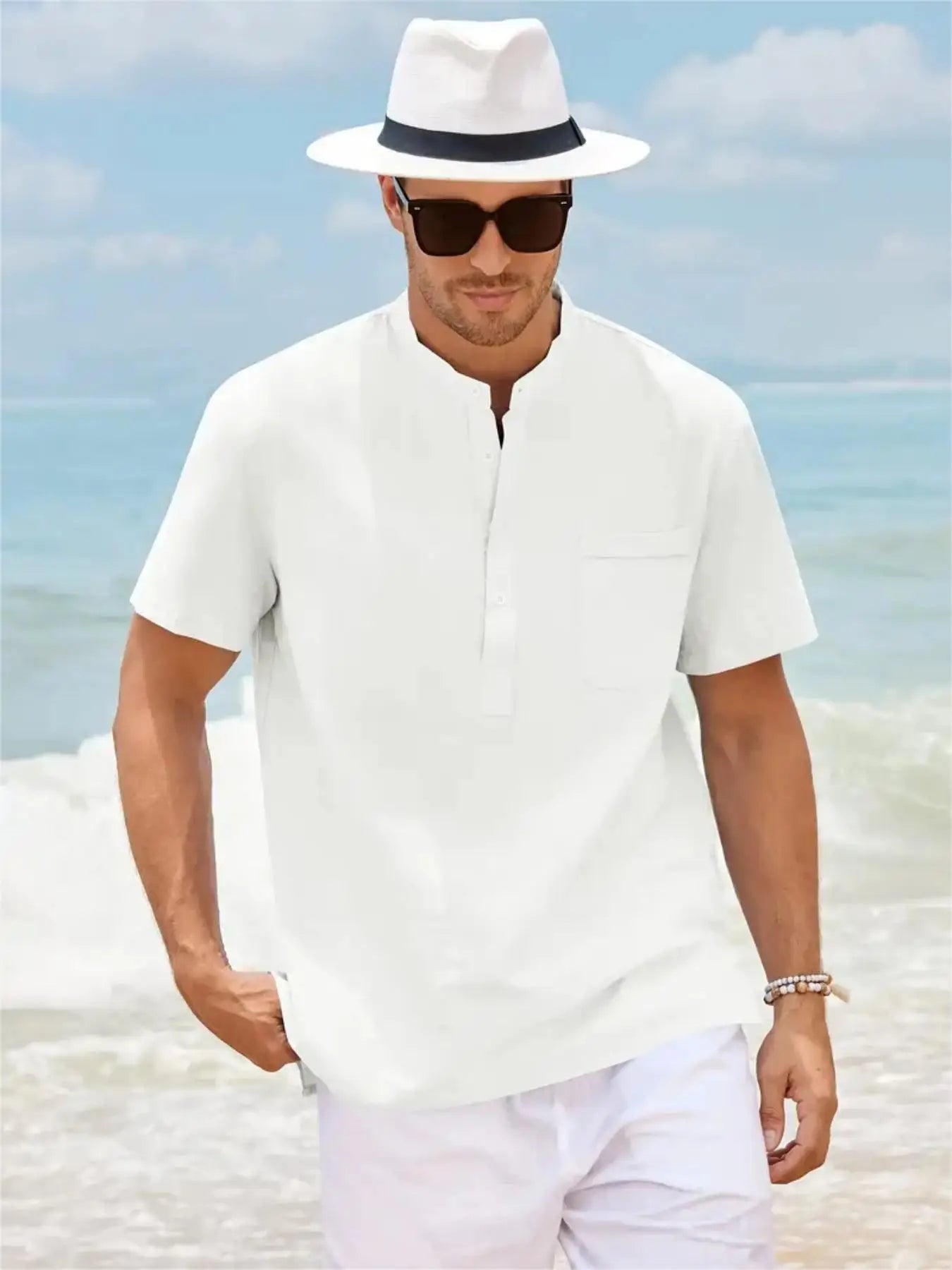 Linen Pocket Summer Shirt