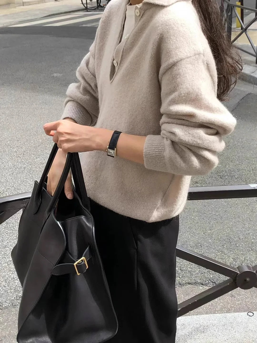 Wool Knitted Casual Pullover Sweater