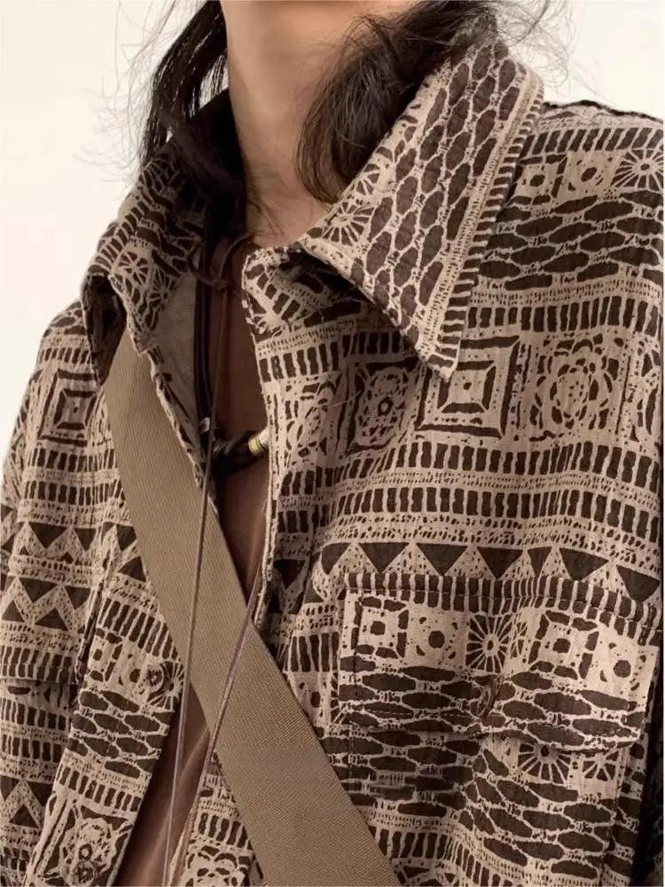 Ethnic Casual Beach Shirt Men
