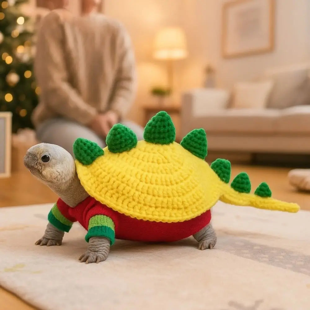 Cartoon Turtle Knitted Pet Sweater