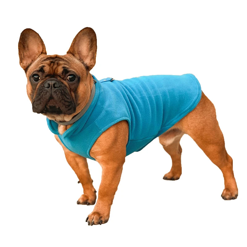 D-Ring Warm Fleece Dog Vest
