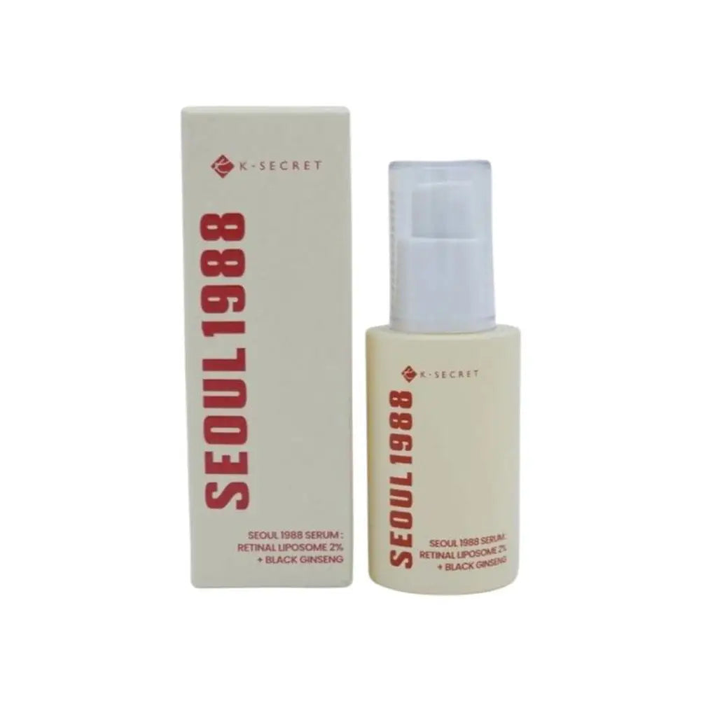 Original K-SECRET SEOUL 1988 Retinal Ginseng Niacinamide Firming Repair Essence, Retinol Eye Cream, Moisturizer Korean Skin Care
