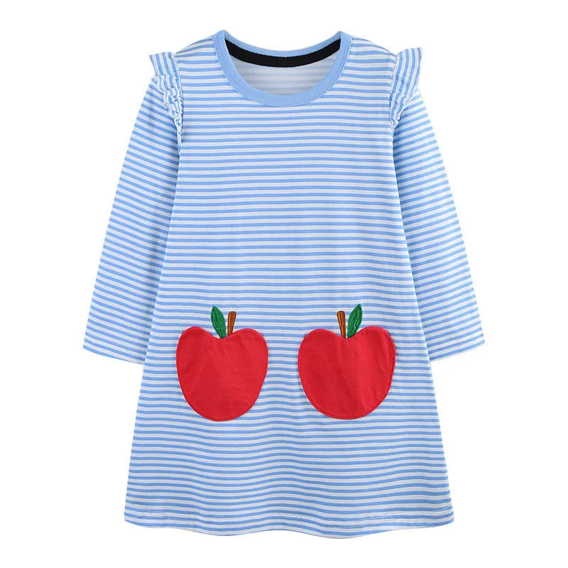 Butterfly Polka Princess Girls Dress