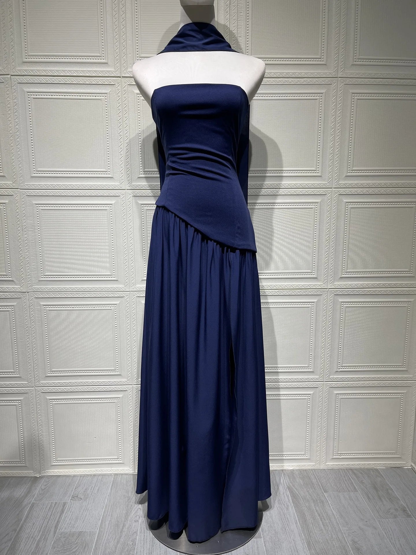 Chiffon Lace Ethereal Evening Gown