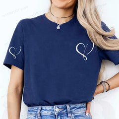 Red Heart Graphic Casual Tee