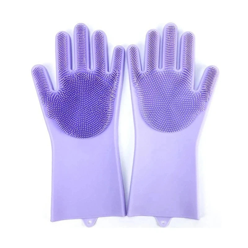 Silicone Shampoo Massaging Glove