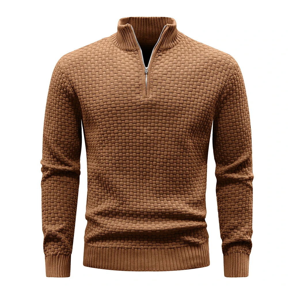 Quarter Zip Knit Pullover
