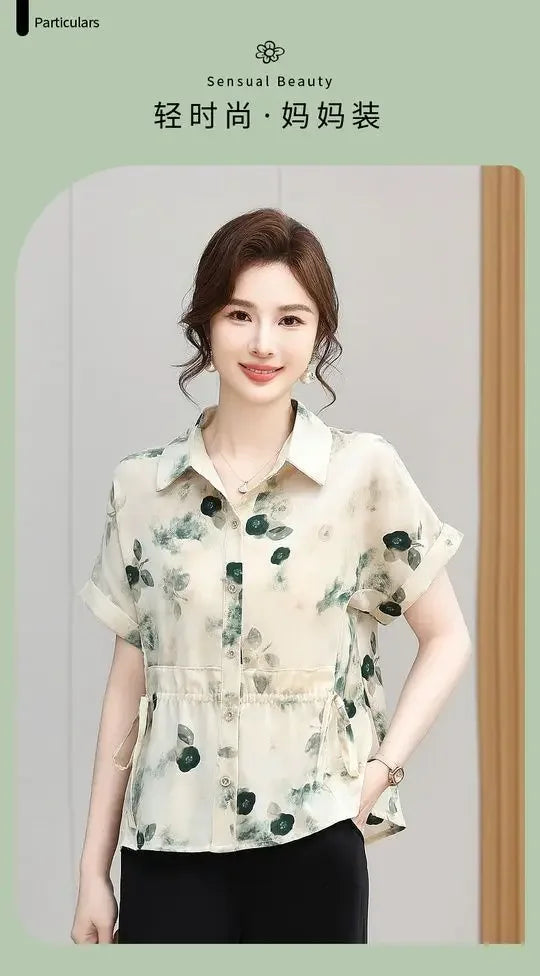 Printed Summer Casual Shirt Women