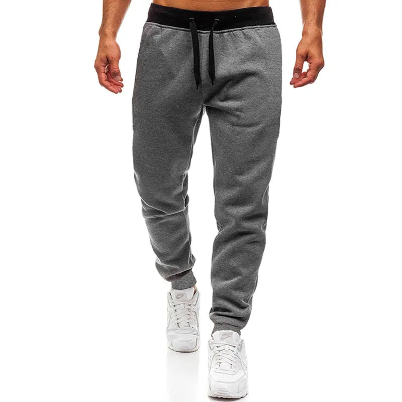2025 Men's joggers, casual trousers, men's sportswear, trousers, shorts, tight trousers, black gym pants, running trousers