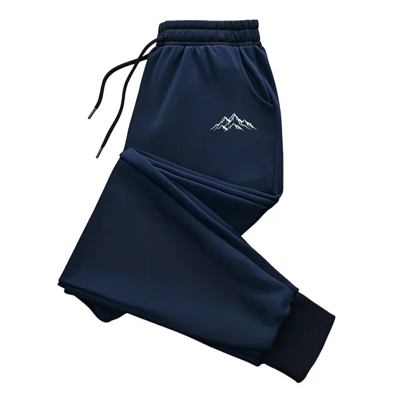 Solid Color Jogger Pants for Men, Classic Design, Versatile Trousers Matching Various Outfits