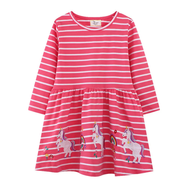 Butterfly Polka Princess Girls Dress