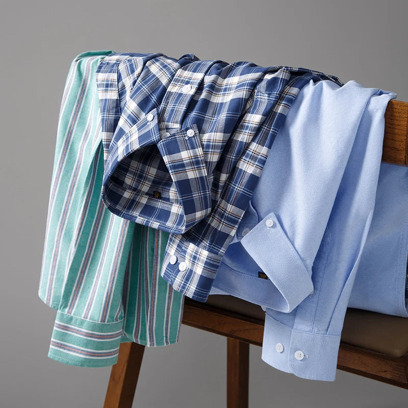 Oxford Cotton Short Sleeve Shirt