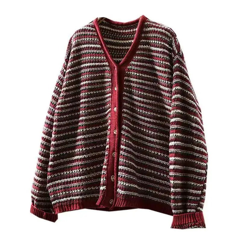 Loose Knit Winter Cardigan Sweater