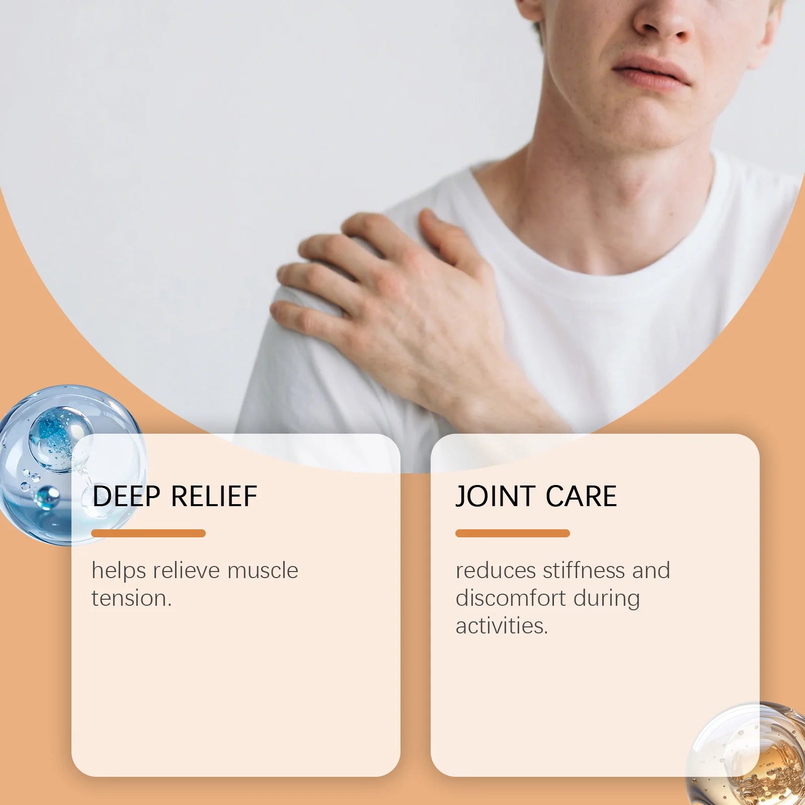 Joint Massage Soothing Balm Relief Nerve Knee Shoulder Discomfort Penetrate Non Greasy Sports Support Herbal Cooling Body Cream