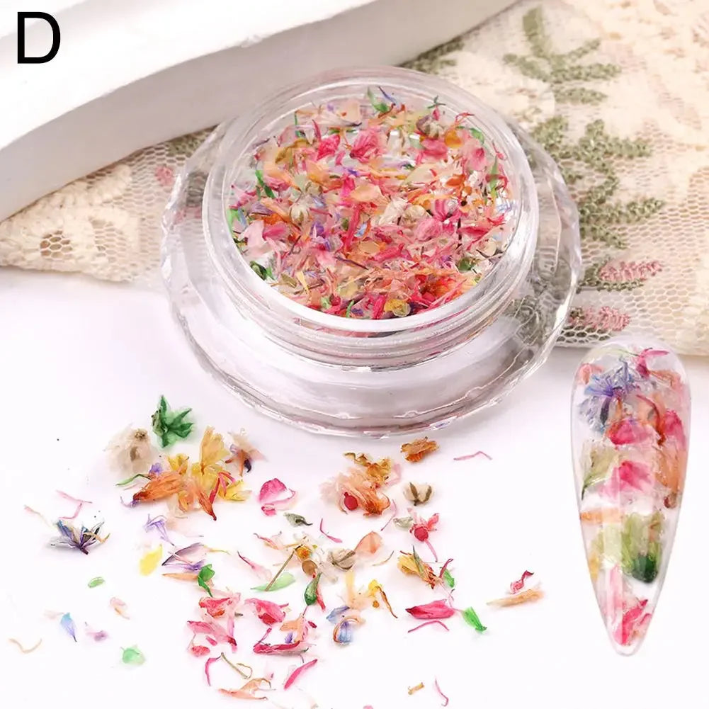 Nail Art Dried Flower Decoration Nail DIY Manicure For Nails Art Jewelry Flower Beauty Salon Decoration E3C5