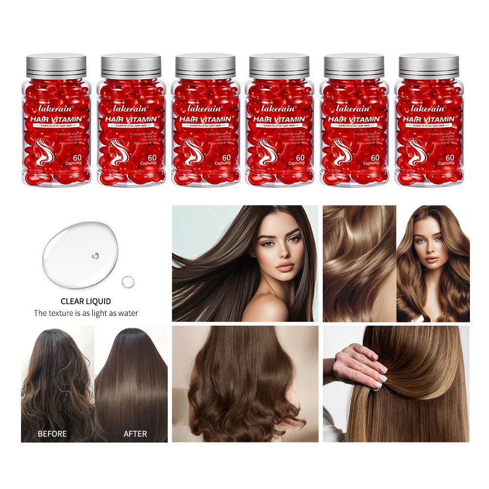Hair Treatment Serum&Hair care capsules Comfort Hair Care Vitamin Oil Multi-functional Strengthening Smoothing Hair Care Liquid