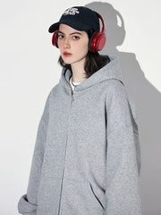 Warm Hooded Double Zip Jacket