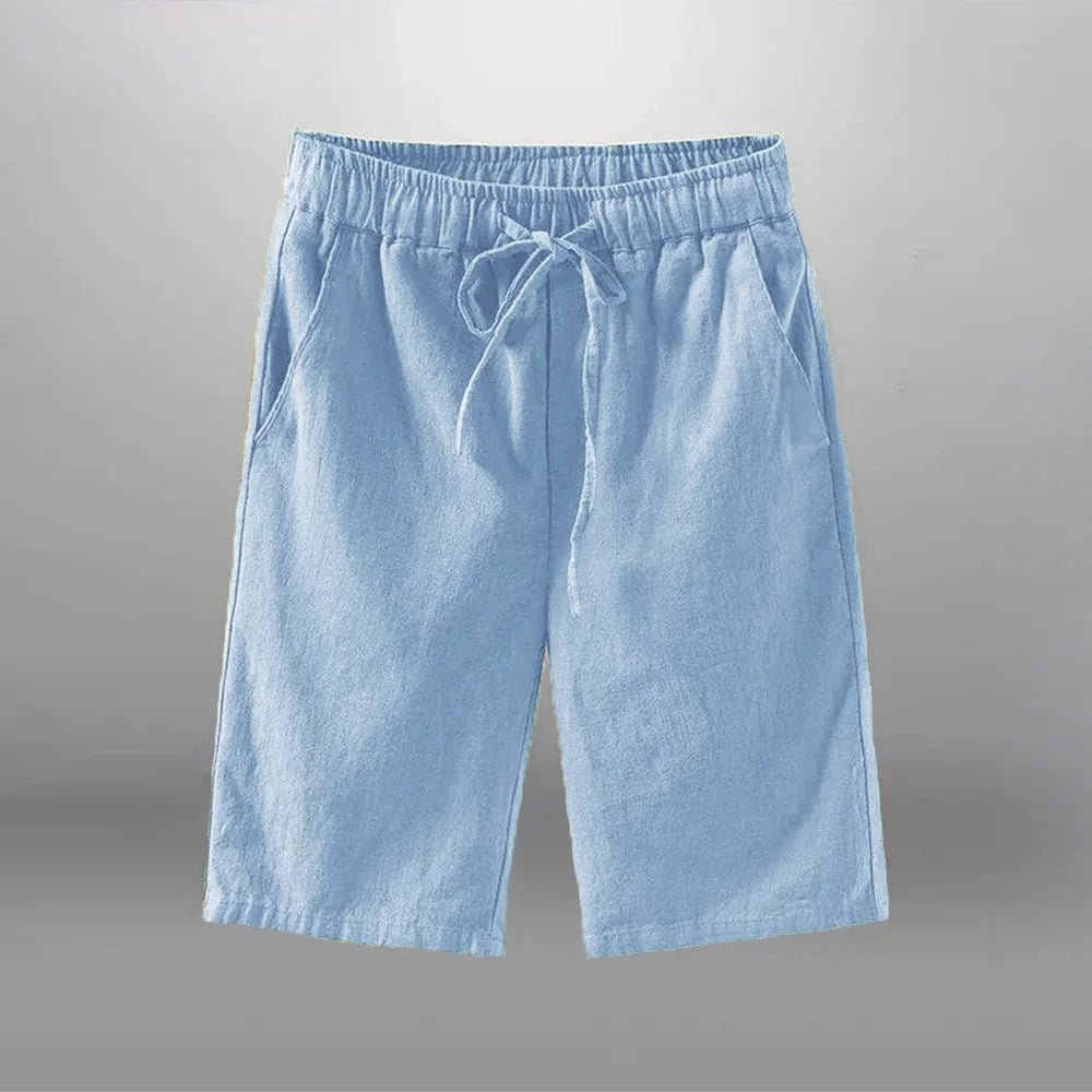 Cotton Linen Casual Beach Shorts