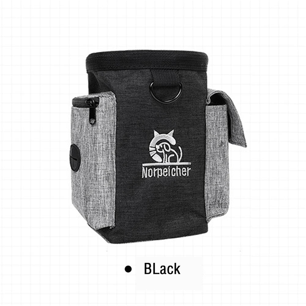 Dog Outdoor Training Bag Dog Fanny Pack Therapy Bag Multi-Functional Pet Bag Pet Treats Bag Train Snack Reward Waist Bag Pet Bag