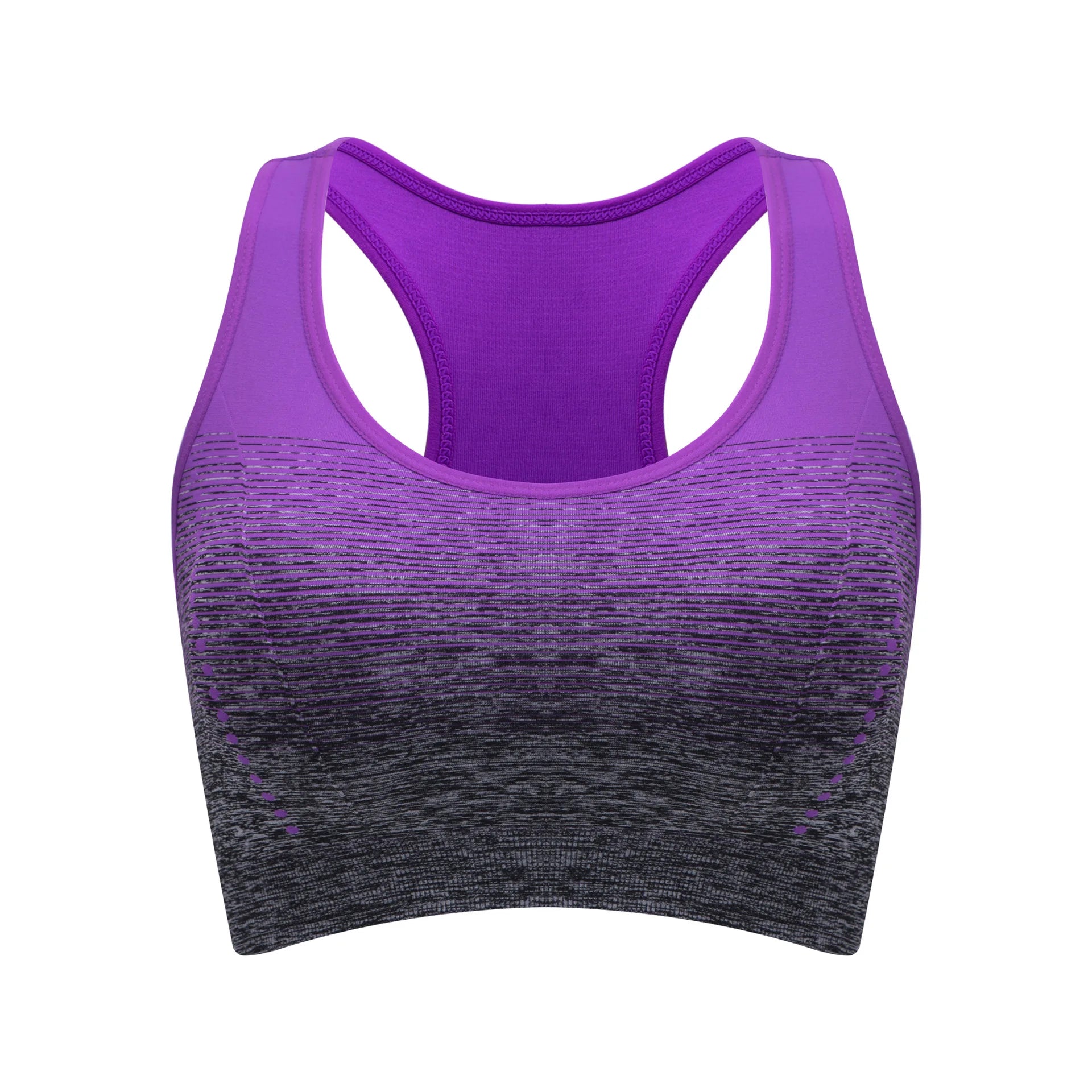 Sports Bra High Stretch Breathable Tops Fitness Women Padded for Running Yoga Gym Crop Bra Gradient Sports Bra for Workout Tops