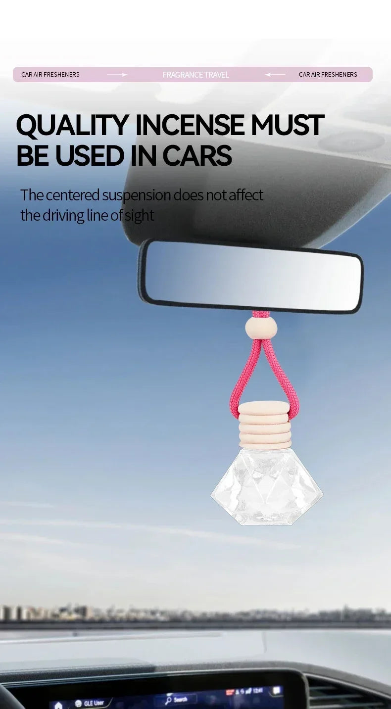Perfume Bottle Car Perfume, Long-term Car Air Freshener, Car Perfume Used for Car Interior Accessories, Keep Charming and Fresh
