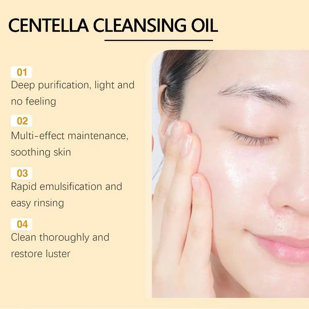 Centella Skincare Set Cleansing Oil Face Wash Serum Barrier Repair Soothing Hydrating Facial Care Kit For All Skin Types Korean