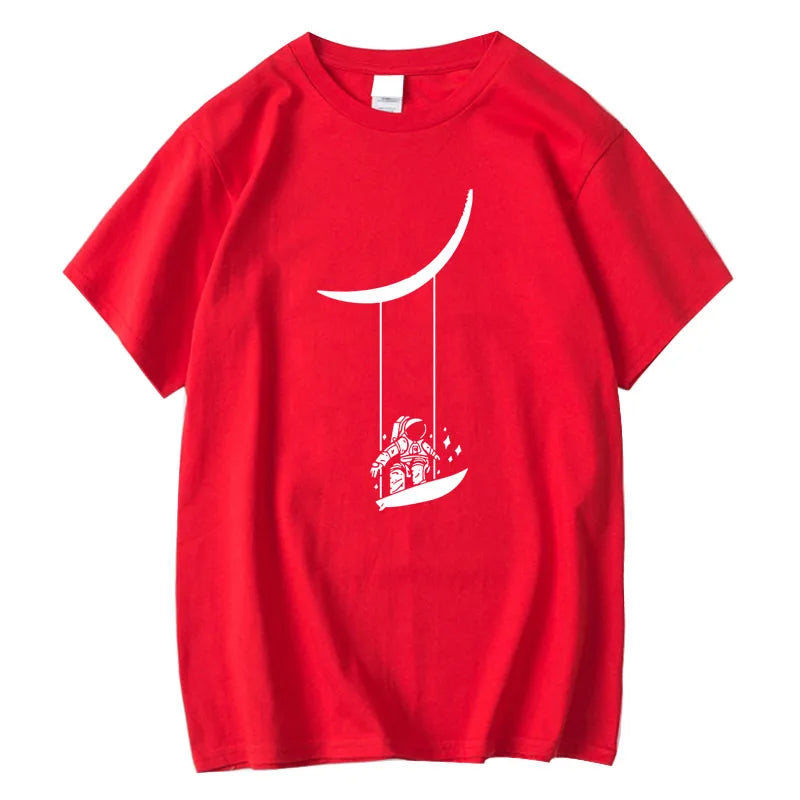 Astronaut Print Cotton Tee