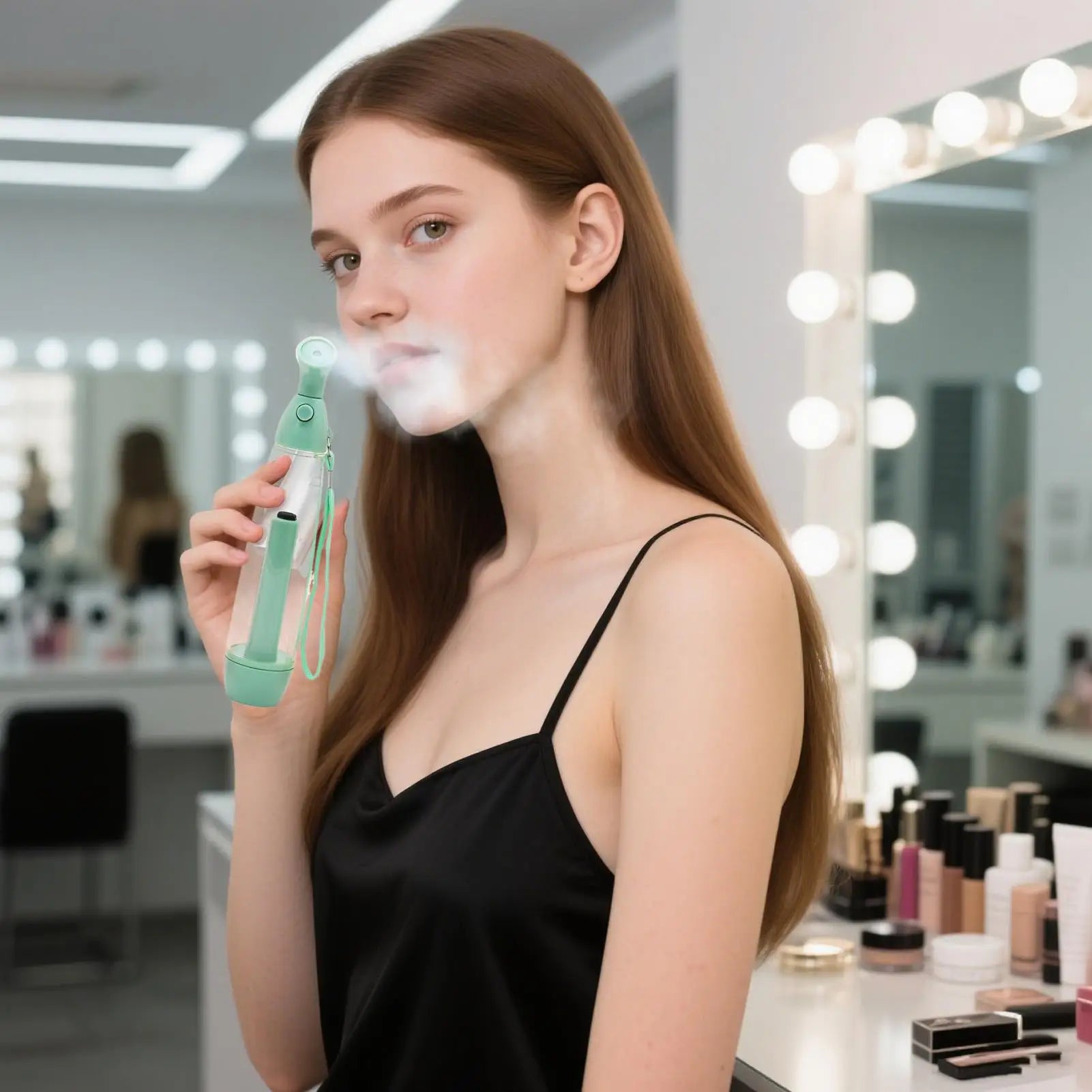 Facial Mister Moisturizing Handheld Mist Sprayer Small Skin Care Tools Portable Humidifier Steamer for Outdoor Makeup Home