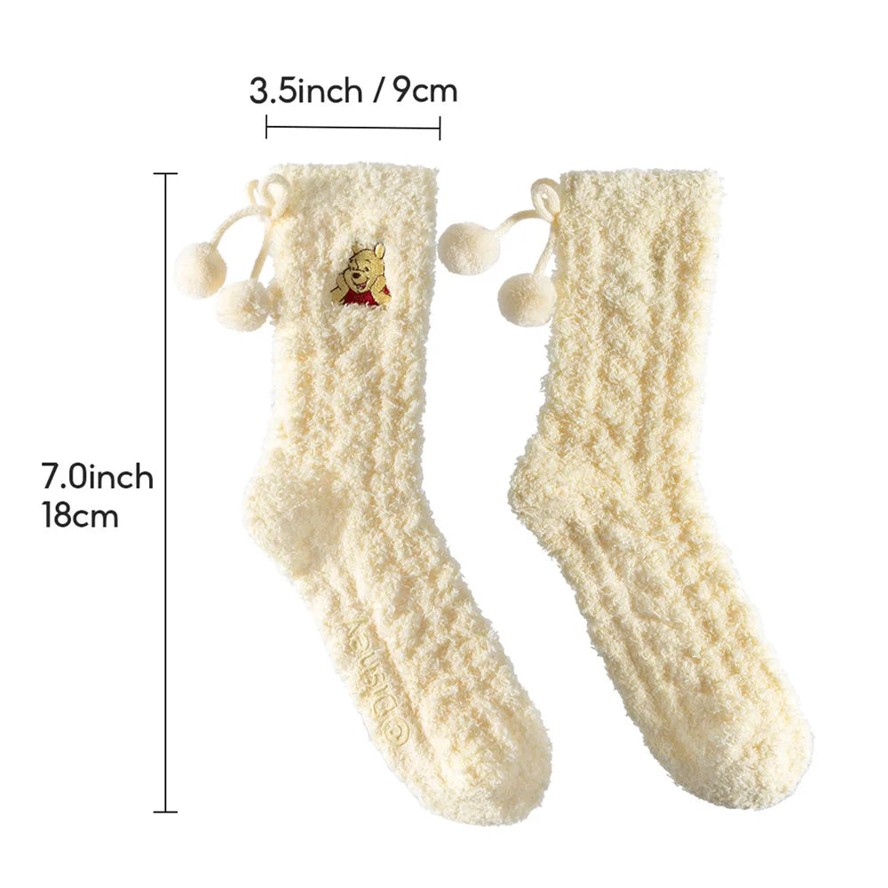 Disney Pooh Cute Cotton Socks