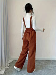 Women's Corduroy Relaxed Fit Jumpsuit