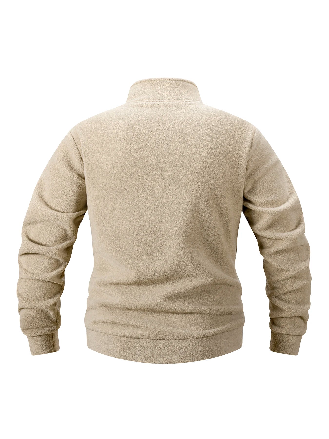 Modern Stand Collar Zip Pullover