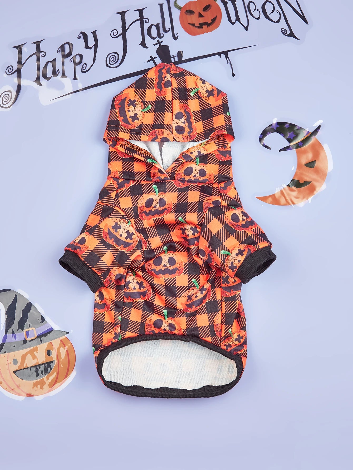 Halloween Print Pet Hoodie Sweatshirt