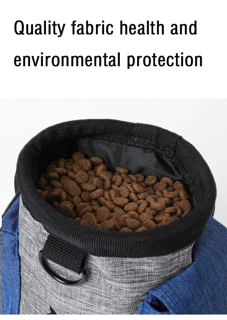 Dog Outdoor Training Bag Dog Fanny Pack Therapy Bag Multi-Functional Pet Bag Pet Treats Bag Train Snack Reward Waist Bag Pet Bag