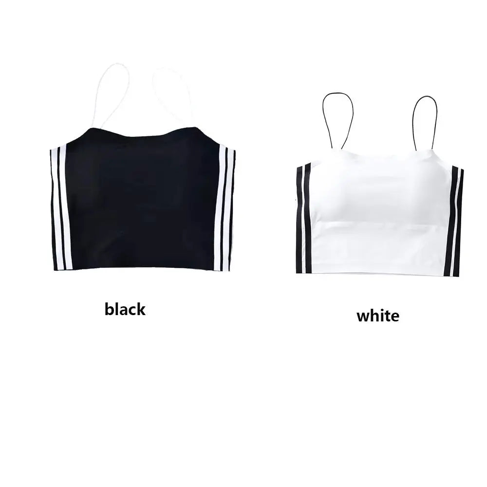Beauty Back Ice Silk Bras Cloth Accessories For Women Vest Sexy Lingerie Cropped Brassieres Sports Bra