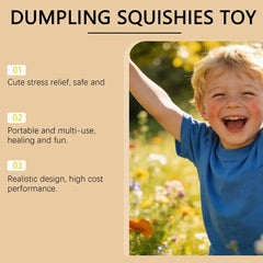 Premium Squishy Dumpling Fidget Toy