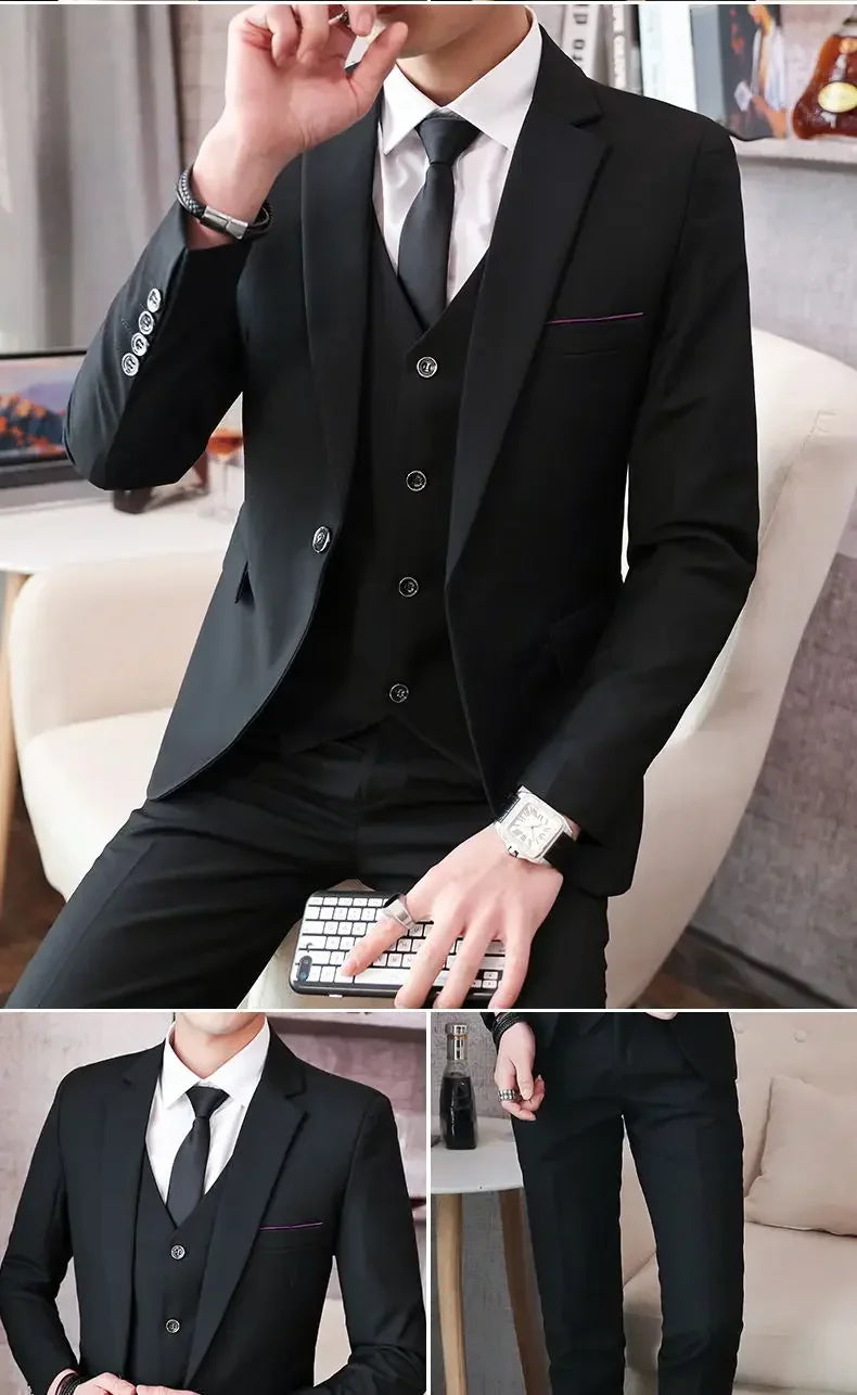 British Style Three Piece Suit