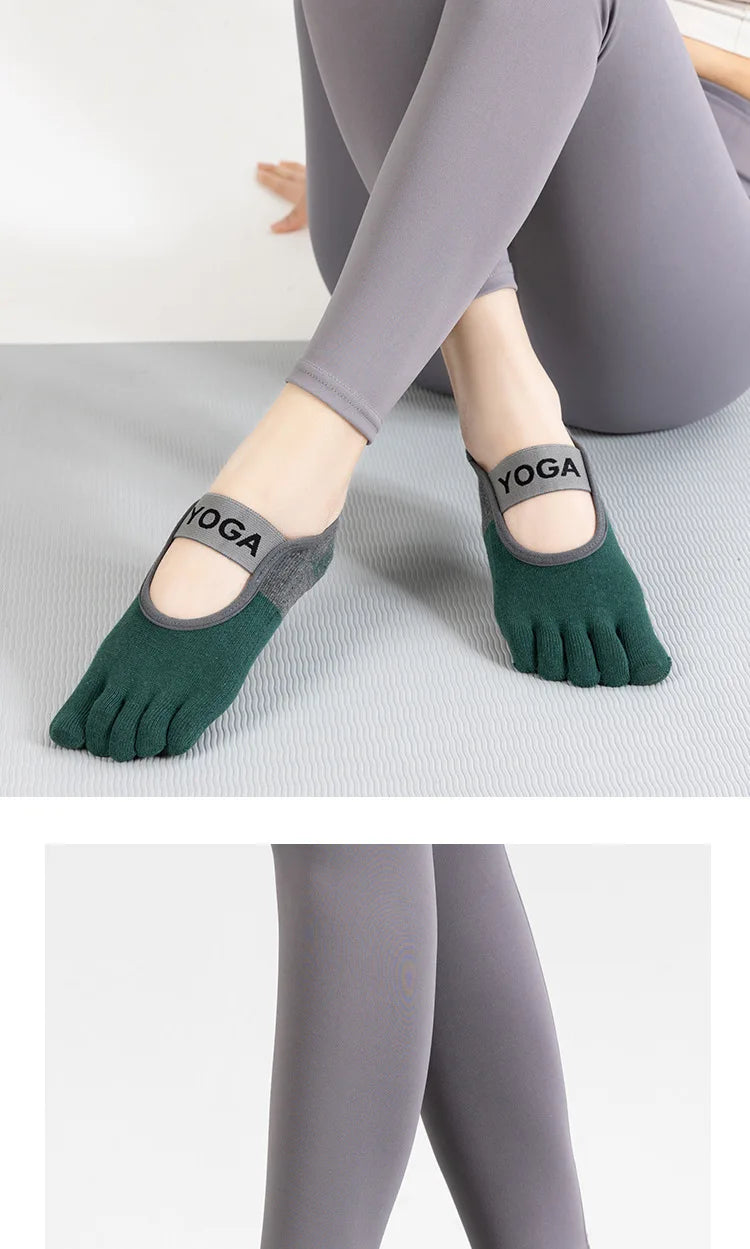 Grip Toe Yoga Socks Set