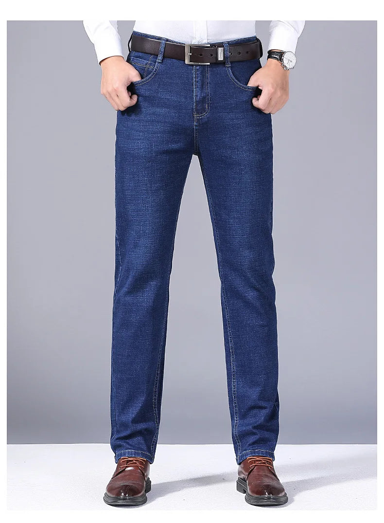 Smart Casual Straight Denim Jeans