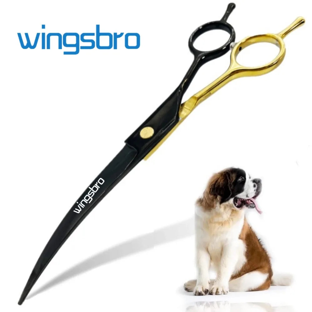 Seven Inch Curved Grooming Scissors