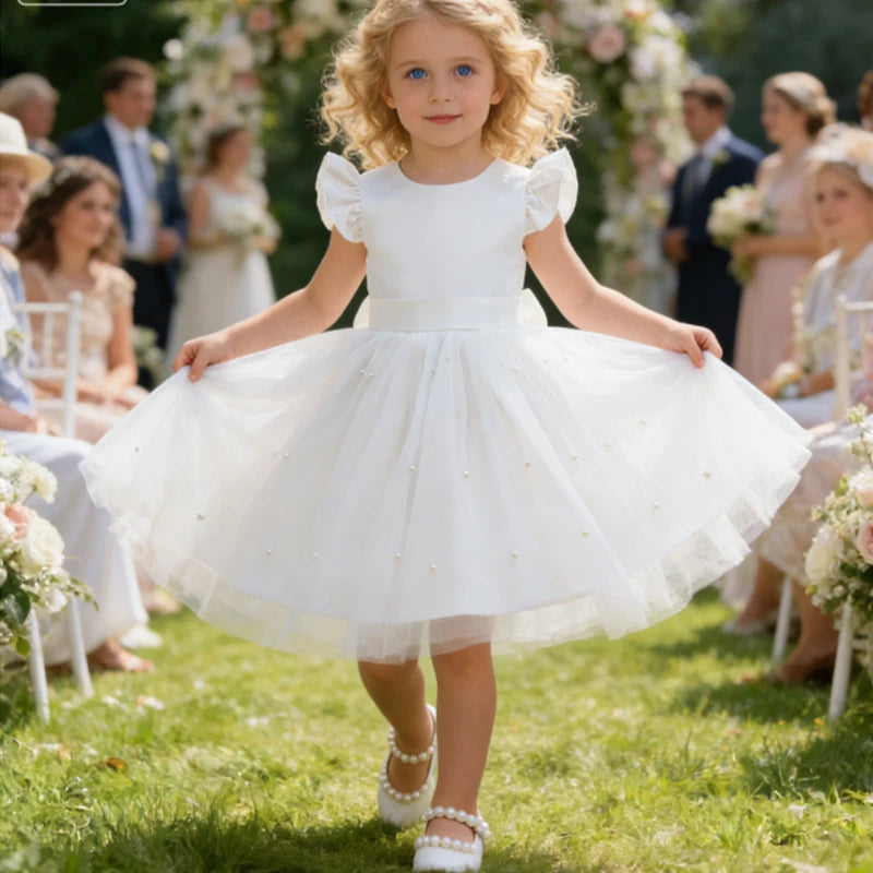 Elegant Bow Princess Party Dress
