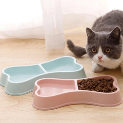 Bone Shaped 2-in-1 Feeding Set