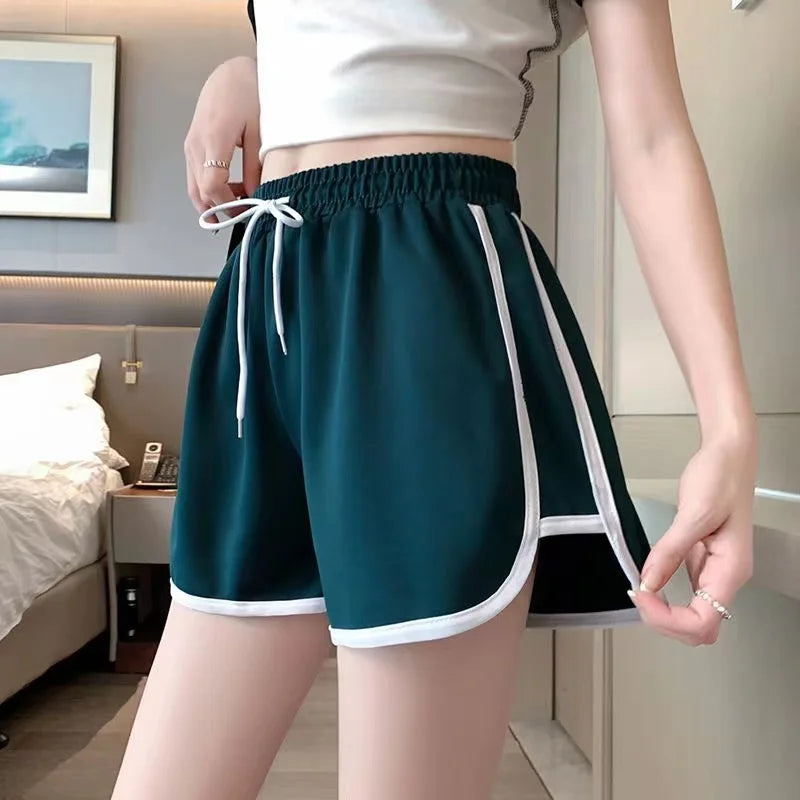 Breathable Wide Leg Yoga Shorts