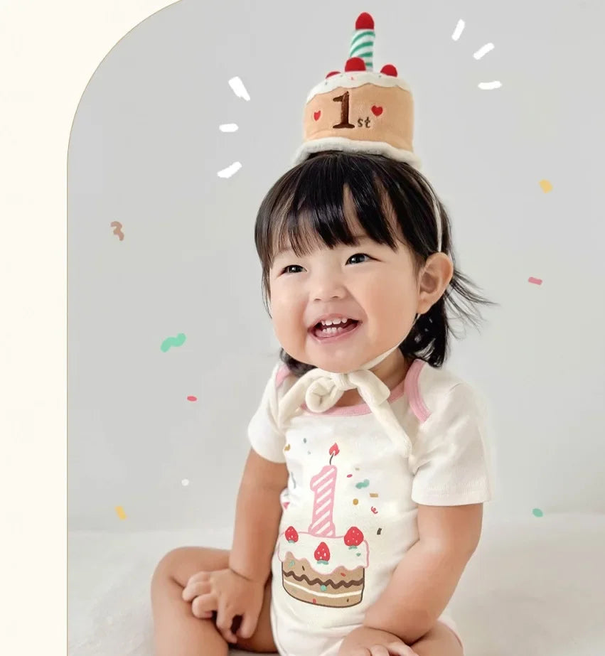 Cute Birthday Baby Cotton Bodysuit