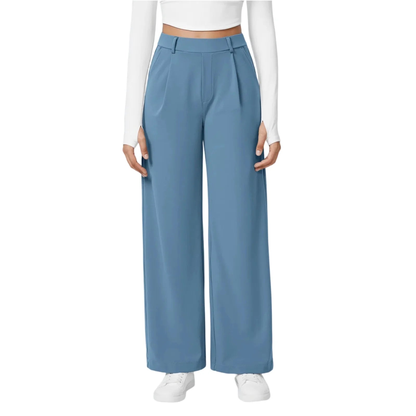 Women's Fashion Comfortable Pants Autumn and Winter Wide Leg Casual Sports Drape Slimming and Versatile Floor Length 2025
